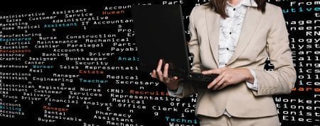 Creative Ways to Get Media Coverage 5 person standing in front of computer code