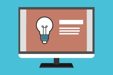 illustrated computer screen